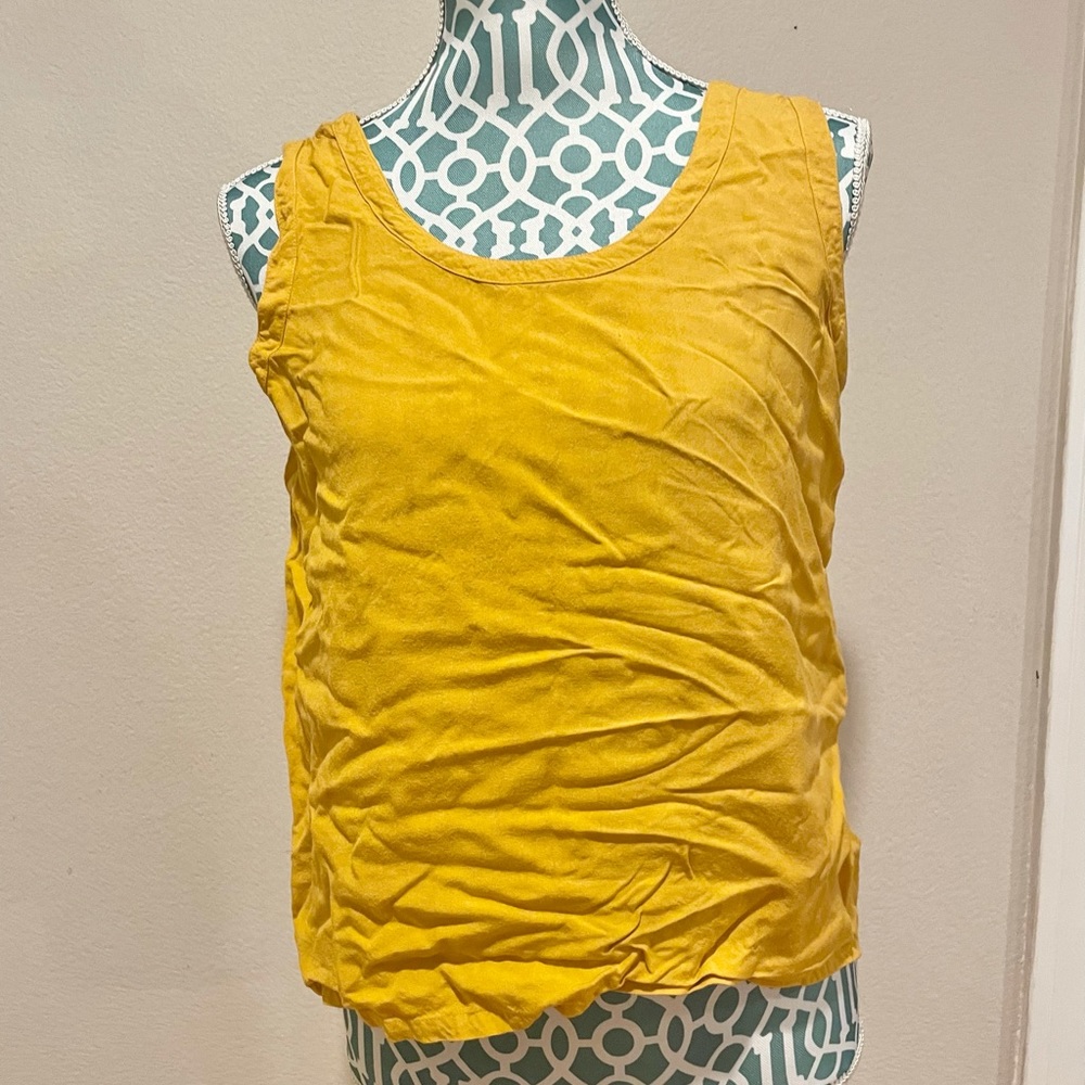 BOOM Vintage Woman’s Mustard Yellow Tank Top